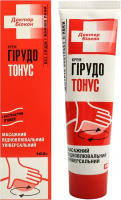 Гирудотонус Доктор Биокон крем для массажа 100 г — Фото 2