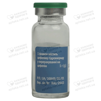 Цефепим Ананта порошок для раствора для инъекций 1000 мг флакон №1 — Фото 6