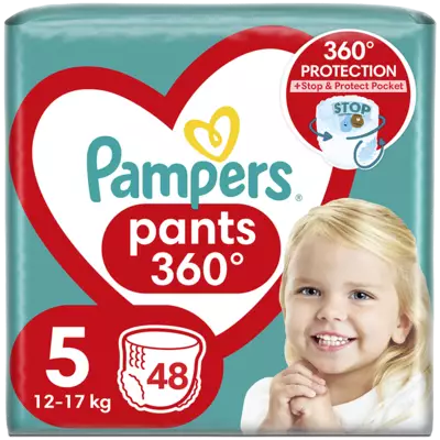 Підгузники-трусики для дітей Памперс Пантс (Pampers Pants) розмір 5 (12-17 кг) 48 шт — Фото 1