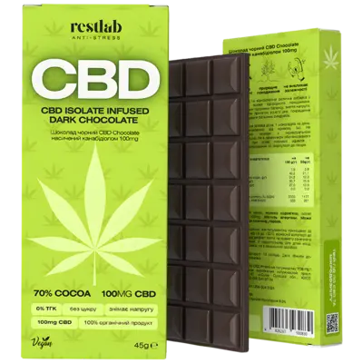 CBD шоколад с канабидиолом 45 г — Фото 2