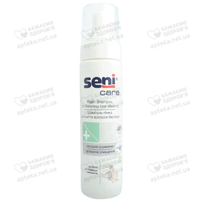 Шампунь-пена Сени-Кеа (Seni Care) для мытья волос без воды 200 мл — Фото 1