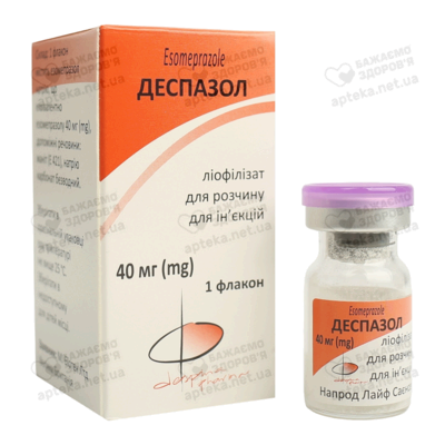 Деспазол порошок для ін'єкцій 40 мг флакон №1 — Фото 4