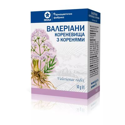 Валеріани кореневища з коренями пачка 50 г — Фото 1