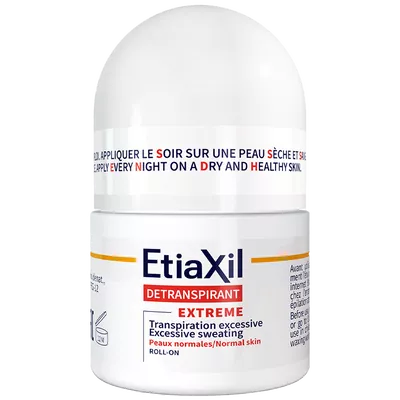 Етіаксіл (Etiaxil) Екстрім дезодорант-антиперспірант кульковий для нормальної шкіри від підвищеного потовиділення 15 мл — Фото 4