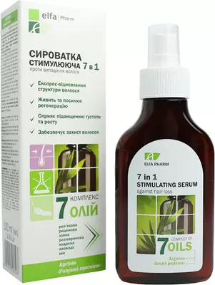 Ельфа Фарм (Elfa Pharm) сироватка стимулююча 7 в 1 "Комплекс 7 олій" 100 мл — Фото 5