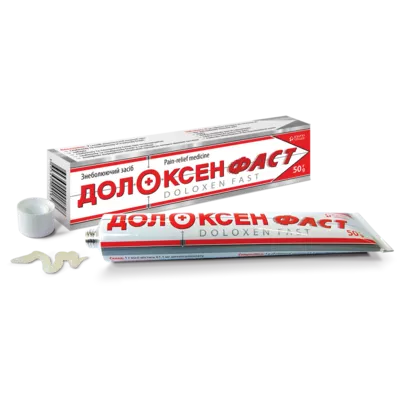Долоксен фаст мазь туба 50 г — Фото 1