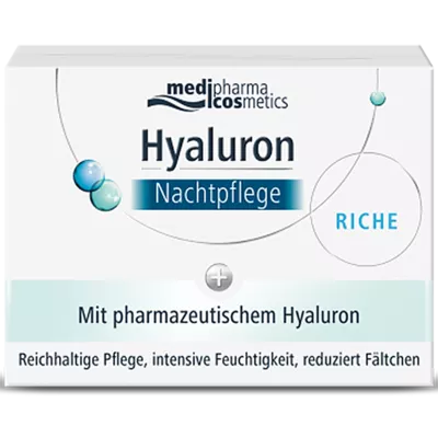 Фарма Гиалурон (Pharma Hyaluron) Риш крем ночной для лица (стеклянная банка) 50 мл — Фото 1