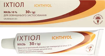 Ихтиол мазь 10% туба 30 г — Фото 2