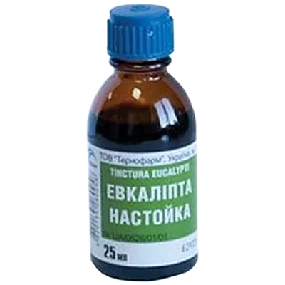 Евкаліпту настоянка флакон 25 мл — Фото 1