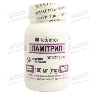 Ламитрил таблетки 100 мг флакон №60 — Фото 1