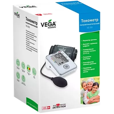 Тонометр Вега (Vega) VS-250 полуавтоматический — Фото 1