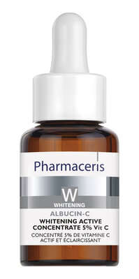 Фармацерис W (Pharmaceris W) Альбуцин-Ц концентрат отбеливающий активный 5% витамина С 30 мл — Фото 2