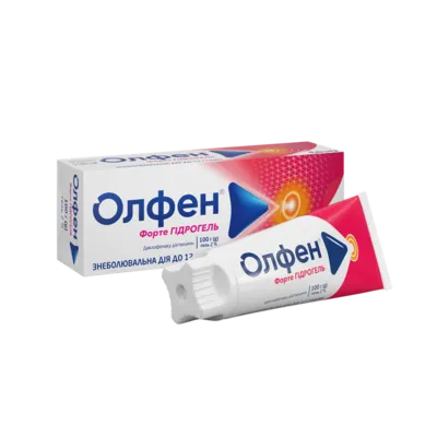 Олфен Форте гідрогель гель 2% туба 100 г — Фото 1