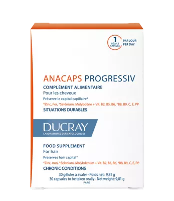 Дюкрей (Ducray) Анакапс Прогресив капсули для збереження волосся упаковка №30 — Фото 1