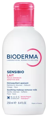 Біодерма (Вioderma) Сансибіо молочко очищуюче для чутливої шкіри обличчя 250 мл — Фото 1