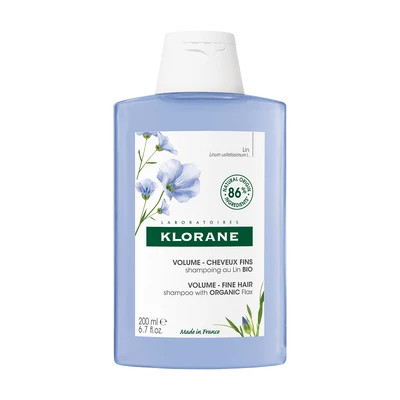 Клоран (Klorane) Льон шампунь для тонкого волосся без об'єму 200 мл — Фото 1
