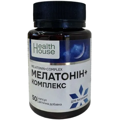 Мелатонин+комплекс капсулы №50, Хелз Хаус — Фото 1