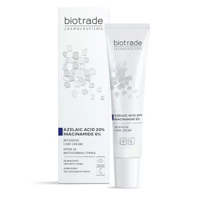 Біотрейд (Biotrade) крем інтенсивний догляд з азелаїновою кислотою 20% та ніацином 6% 30 мл — Фото 1