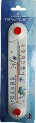 Термометр оконный на липучке ТБ-3М-1 исп. 11 (-50°С..+50°С) — Фото 1