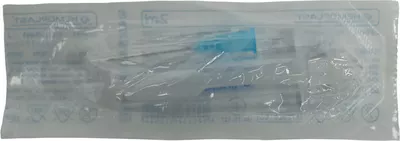 Шприц 2 мл инъекционный одноразовый двухкомпонентный с иглой 23G (0,6 мм*25 мм) Гемопласт 1 шт — Фото 2