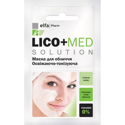 Ельфа Фарм (Elfa Pharm) Лісо+Мед маска освіжаюче-тонізуюча 20 мл — Фото 1