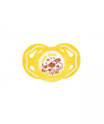 Пустушка Бебі Тім (Baby Team) 3011 силіконова ортодонтична 1 шт — Фото 1