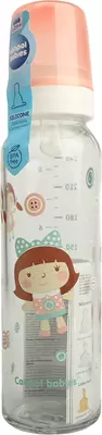 Бутылочка Канпол (Canpol babies) 42/201 стеклянная с рисунком 240 мл — Фото 1