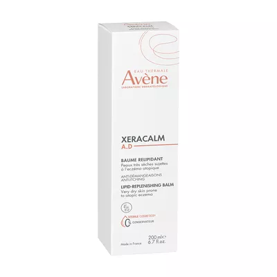 Авен (Avene) Ксеракальм AD бальзам липидовосстанавливающий для очень сухой кожи, склонной к атопическому дерматиту и зуду 200 мл — Фото 1