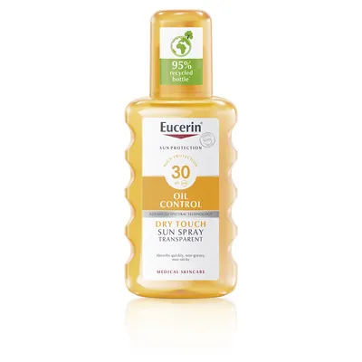 Юцерин (Eucerin) Оил Контрол солнцезащитный спрей для тела с матирующим эффектом SPF30+ 200 мл — Фото 1
