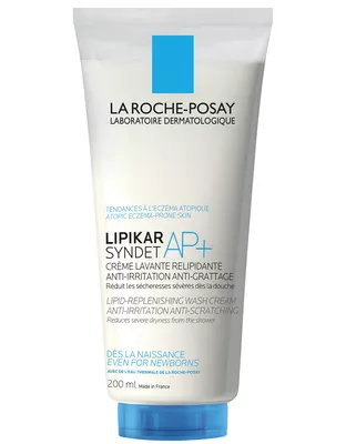 Ля Рош (La Roche-Posay) Липикар Синдет АР+ очищающий липидовосстанавливающий крем-гель для сухой склонной к атопии кожи лица и тела 200 мл — Фото 1