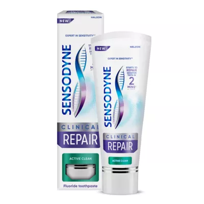 Зубна паста Сенсодин (Sensodyne) Клінічне відновлення з фтором 75 мл — Фото 1