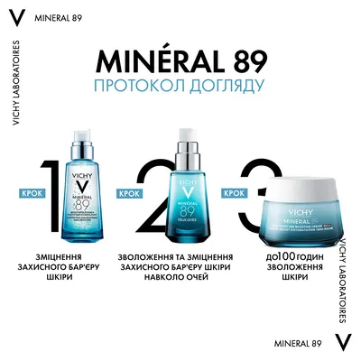 Виши (Vісhy) Минерал 89 крем насыщенный для лица увлажнение 72 часа для сухой и очень сухой кожи лица 50 мл — Фото 11