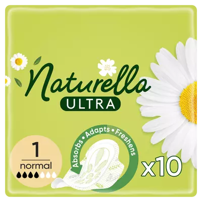 Прокладки Натурелла Ультра Нормал (Naturella Ultra Normal) ароматизированные 1 размер, 4 капли 10 шт — Фото 1