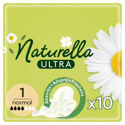 Прокладки Натурелла Ультра Нормал (Naturella Ultra Normal) ароматизированные 1 размер, 4 капли 10 шт — Фото 1