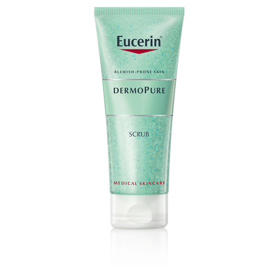 Юцерин (Eucerin) ДермоПьюр скраб для вмивання проблемної шкіри обличчя 100 мл — Фото 1