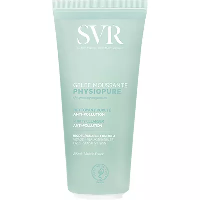 СВР (SVR) Фізіопюр гель для очищення шкіри обличчя для всіх типів шкіри 200 мл — Фото 1