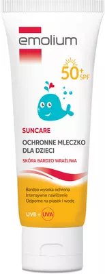 Эмолиум солнцезащитное молочко для детей SPF50+ 125 мл — Фото 1