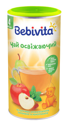 Чай Бебівіта (Bebivita) освіжаючий з 4 місяців 200 г — Фото 1