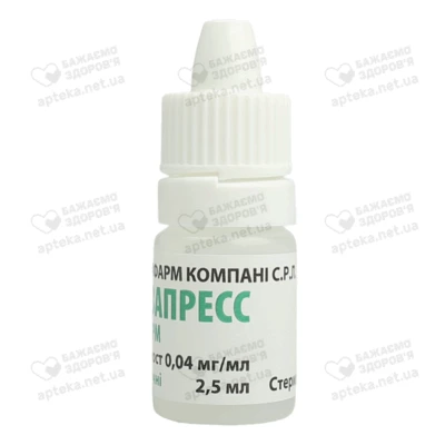 Травапресс Ромфарм краплі очні 0,04 мг/мл флакон 2,5 мл — Фото 7