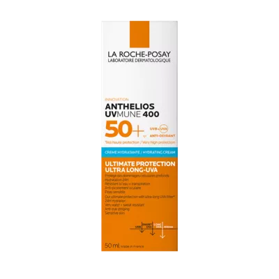 Ля Рош (La Roche-Posay) Антгеліос UVMune крем для чутливої шкіри обличчя та шкіри навколо очей SPF50+ 50 мл — Фото 2