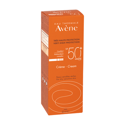 Авен (Avene) Солнцезащитный крем антиоксидантный комплекс для сухой чувствительной кожи SPF50+ 50 мл — Фото 1