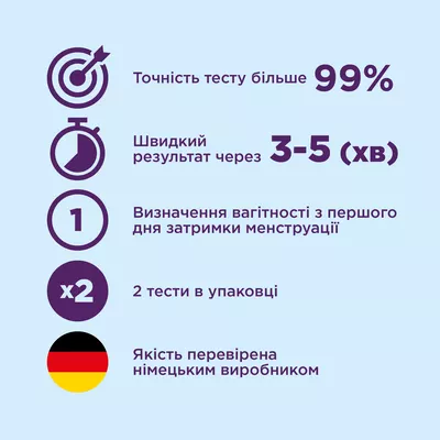 Тест-полоска Эвитест плюс (Evitest plus) для определения беременности 2 шт — Фото 2