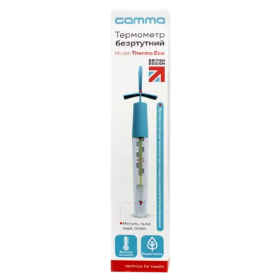 Термометр Гамма Термо Эко (Gamma Thermo Eco) медицинский без ртути стеклянный — Фото 1