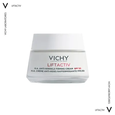 Виши (Vichy) Лифтактив H.A. крем антивозрастной длительного действия коррекция морщин и упругость для всех типов кожи SPF30 50 мл — Фото 1