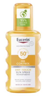 Юцерин (Eucerin) Оил Контрол солнцезащитный спрей для тела с матирующим эффектом SPF50+ 200 мл — Фото 1