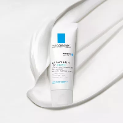 Ля Рош (La Roche-Posay) Эфаклар Н Iso-Biome крем успокаивающий восстанавливающий увлажняющий для обезвоженной чувствительной кожи, склонной к недостаткам 40 мл — Фото 4