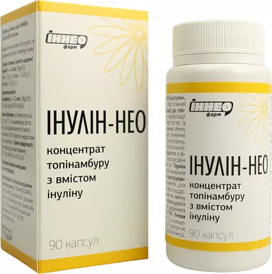 Інулін-Нео концентрат топінамбуру з вмістом інуліну капсули 500 мг №90 — Фото 4