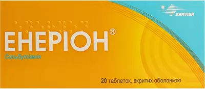 Енеріон таблетки вкриті оболонкою 200 мг №20 — Фото 1