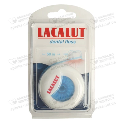 Зубна нитка Лакалут (Lacalut) 50 м — Фото 1