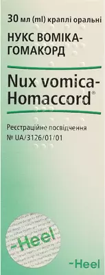 Нукс воміка-гомакорд краплі флакон 30 мл — Фото 1